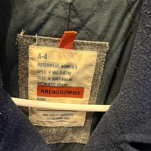 Abercrombie & Fitch Women's Pea Coat - Navy